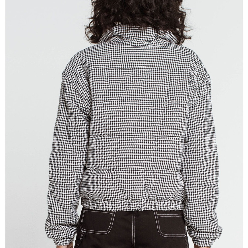 houndstooth puffer jacket - Picture 3 of 3